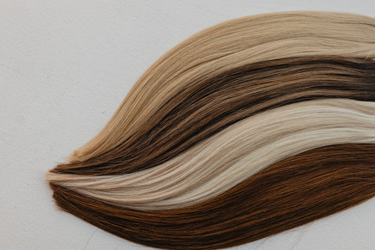 BellaHair Genius Tresse - 45 cm (Weft) Extension 60g - 100% europäisches Echthaar