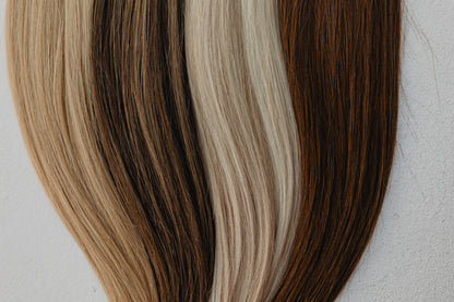 BellaHair Genius Tresse - 45 cm (Weft) Extension 60g - 100% europäisches Echthaar