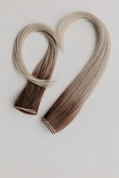 BellaHair Genius Tresse - 45 cm (Weft) Extension 60g - 100% europäisches Echthaar