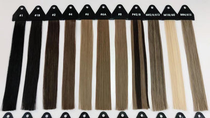 BellaHair Genius Tresse - 45 cm (Weft) Extension 60g - 100% europäisches Echthaar